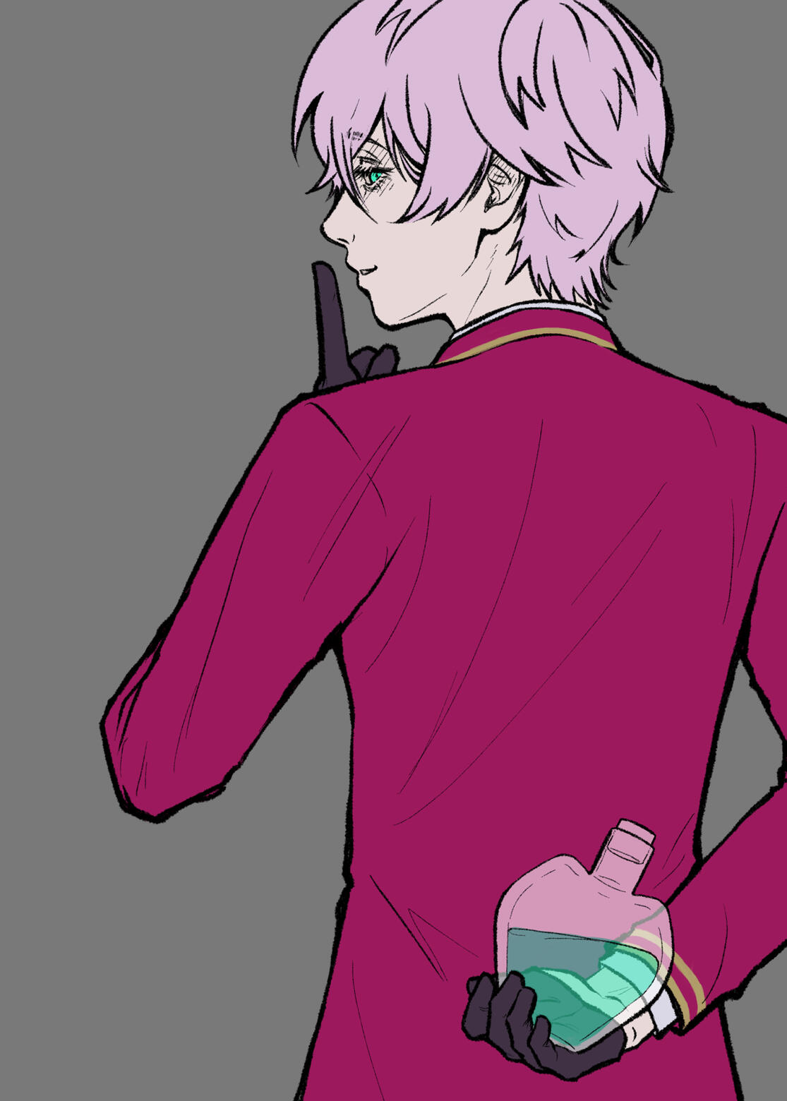 lineart+flat colors