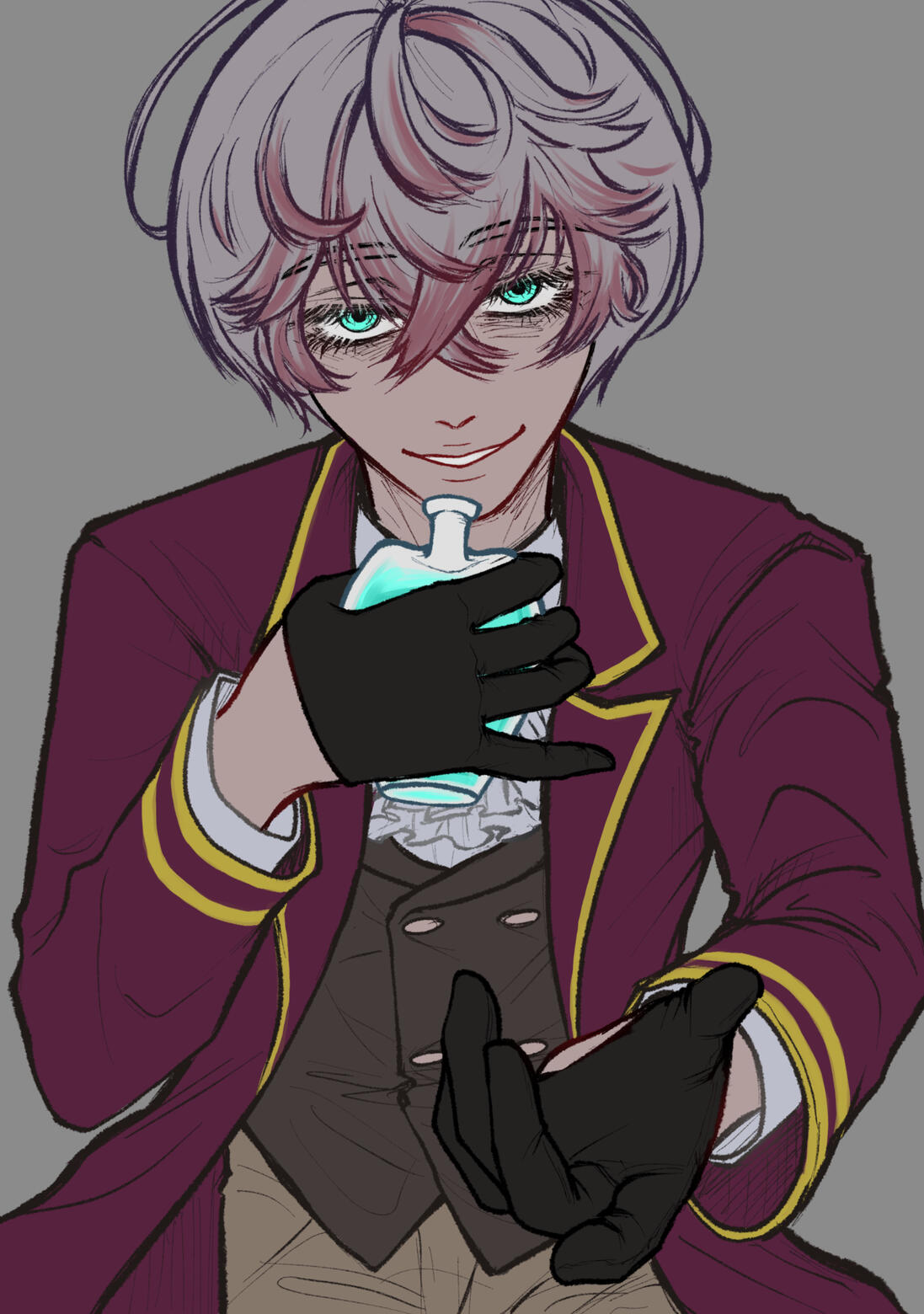 lineart + flat colors