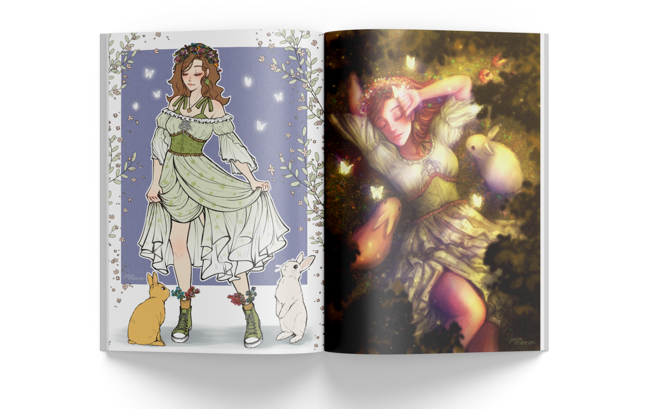 Wilted Zine Mockup