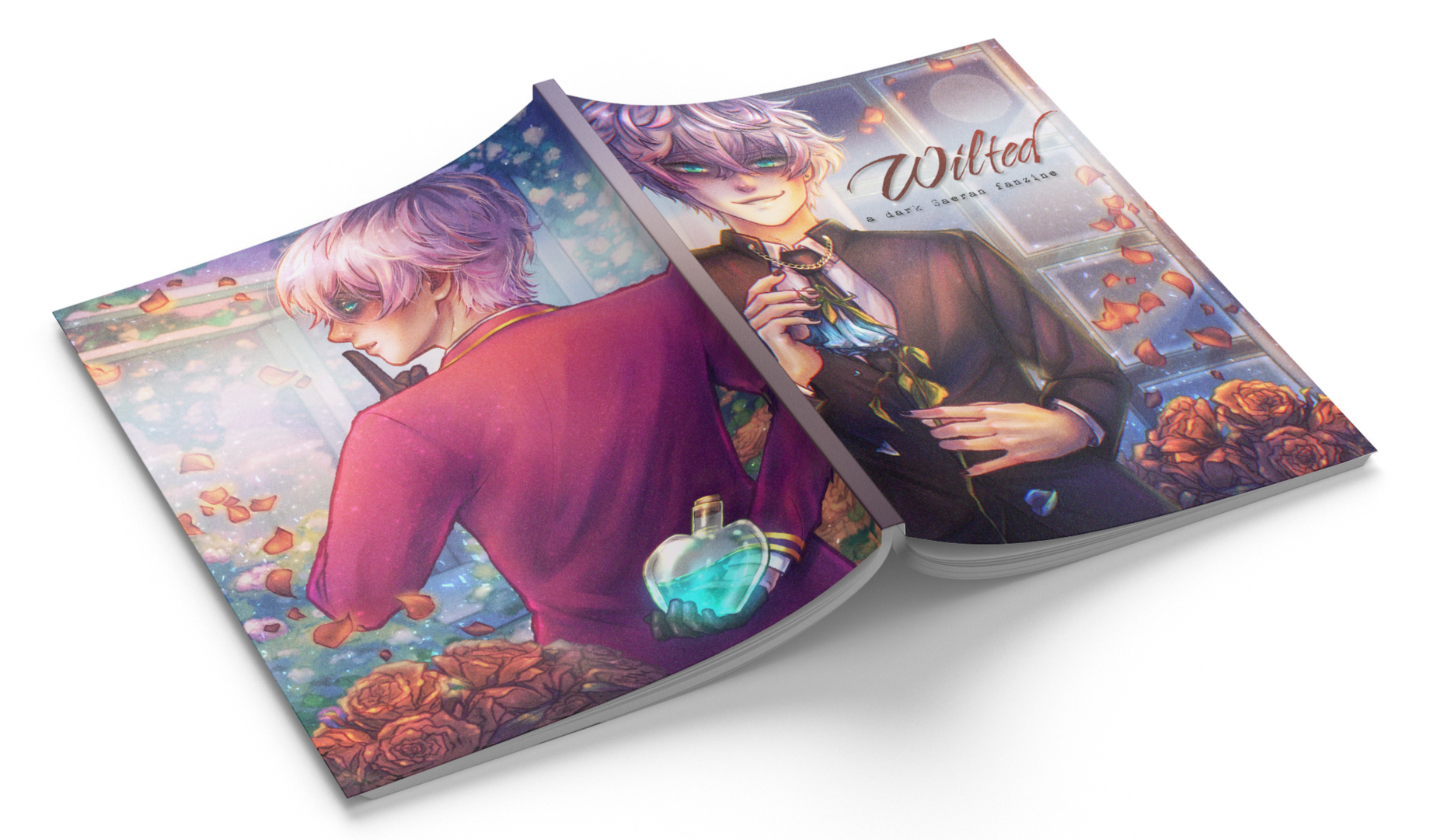 Wilted Zine Mockup
